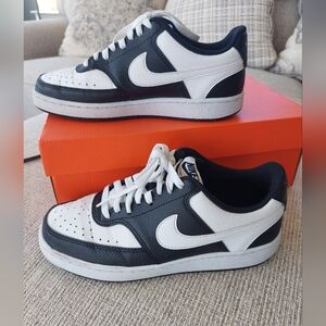 Nike Black and White Low-Top Sneakers